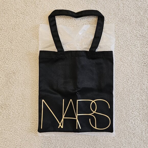 PICK 3 FOR $20 | NARS Black Canvas Tote Bag NEW - Picture 1 of 5